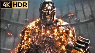 Darkseid Meets Steppenwolf Scene 4K HDR  Snyder Cut [upl. by Nylkcaj]