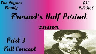 Fresnel Diffraction  4  Fresnels Half Period Zones part 3  Optics [upl. by Jacinthe]