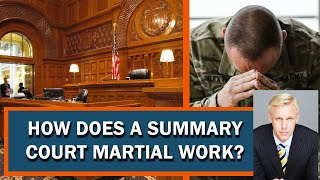 How Does a Summary Court Martial Work  Bilecki Law Group [upl. by Hars]