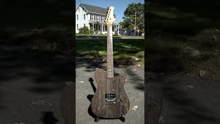 Barncaster made with reclaimed barn wood guitar telecaster woodworking diy guitarbuilding [upl. by Nylahs]