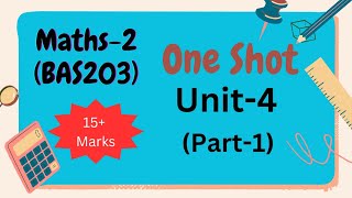 ONE SHOT  UNIT 4  COMPLEX VARIABLE  DIFFERENTIATION  MATHS 2  BAS 203 aktu complexnumbers [upl. by Kelwin]