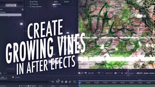 Make growing vines  fungal infection in After Effects  Cordyceps Last of Us [upl. by Brinkema460]