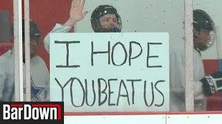 CONFUSING OUR HOCKEY OPPONENTS BY CHEERING FOR THEM [upl. by Dirrej]