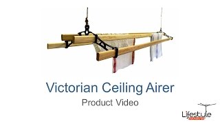 Victorian Ceiling Airer A416 Product Video [upl. by Malcolm739]