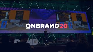 OnBrand 20  Europe’s leading branding conference [upl. by Bilow]