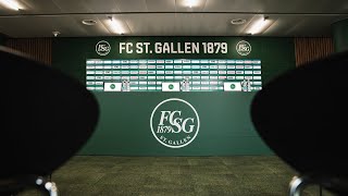 Medienkonferenz vor FCSG  WKS Slask Wroclaw [upl. by Eladnyl117]