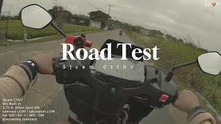 Road Test  Sjcam C110  Suzuki Avenis [upl. by Lenehc1]