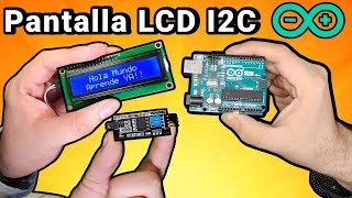 🔷 Aprende a usar Pantalla LCD I2C con Arduio [upl. by Weixel]