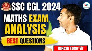 SSC CGL Analysis 2024  SSC CGL 10 Sept Shift1 Complete Analysis1  Rakesh Yadav Sir cglpre2024 [upl. by Turk925]