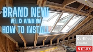 Brand New Velux 3 In 1  How to Install [upl. by Corabelle]