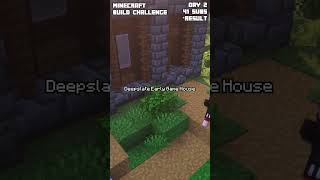 Day 2  Deepslate 9x9 House  minecraft minecraftbuilding challange [upl. by Catherina]