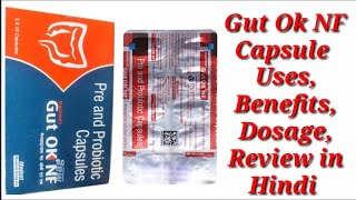 Gut Ok NF Capsule  Pre And Probiotic Capsules  Gut OK NF Capsule Uses Benefits Dosage Review [upl. by Essilrahc]