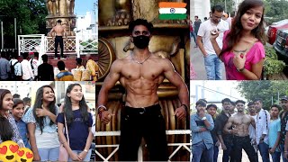 When Bodybuilder Go Shirtless In Public 🇮🇳  OMG Reactions Public😍  Part1 [upl. by Seumas]