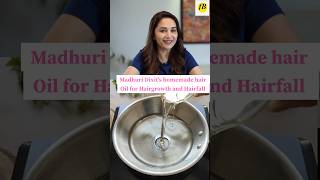 Madhuri Dixits Hair oil for Hairgrowth and Hairfall shorts hairoilsforgrowth hairfall [upl. by Mailliw95]