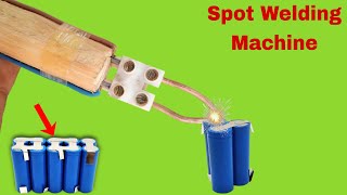 How to Make Simple Spot Welding Machine using dc Power supply [upl. by Sherer]