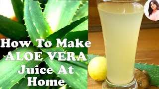 WATCH THIS VIDEO before making aloe vera juice at home Remove Poison from Aloevera [upl. by Yodlem]