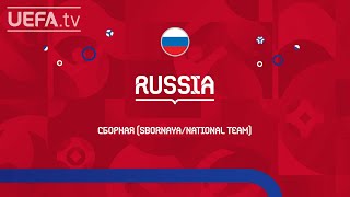 GOLOVIN DZYUBA CHERCHESOV  RUSSIA MEET THE TEAM  EURO 2020 [upl. by Nivrehs]