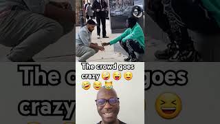 Laughoutloud Crowd Reactions funny comedy prank reaction viralvideo viralshorts ytshorts [upl. by Halak]