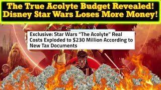 The True Budget Of The Acolyte Revealed Disney Wasted 230 Million Trying To Satisfy The Stans [upl. by Aeriela]