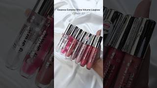 Essence Extreme Shine Volume Lipglosses Part  1 shorts lipgloss essencemakeup [upl. by Lagas]