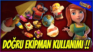 KULLANDIĞIM EKİPMANLAR VE FAYDALARI 👊👍 clashofclans [upl. by Burget]