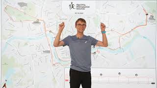 10th Cracovia Royal Half Marathon  Route analysis [upl. by Elletnwahs]