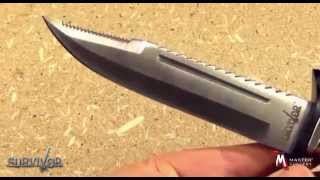 Survivor HK695 Tactical Fixed Blade Knife Product Video [upl. by Rhyne868]