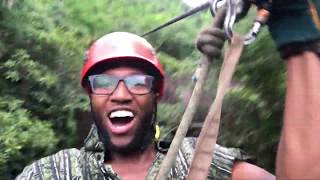 Ziplining in Mahe Island Seychelles  SMAC Adventures [upl. by Beal]