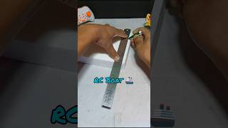 how to make a rc boat with use thermocol sheet youtube shorts rcboat diy viral [upl. by Norri455]