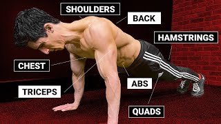 How to Hit EVERY Muscle with a Pushup TOTAL BODY [upl. by Lamek]