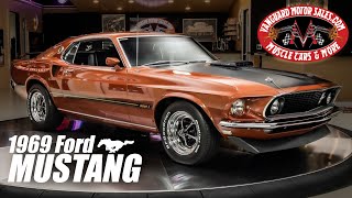 1969 Ford Mustang Mach 1 RCode 428SCJ Drag Pack For Sale Vanguard Motor Sales 2332 [upl. by Vachell70]