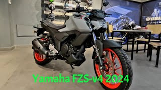 FZS v4  Yamaha FZS v4 2024  Yamaha FZS v4 New Model 2024 Bike Look [upl. by Eugen]