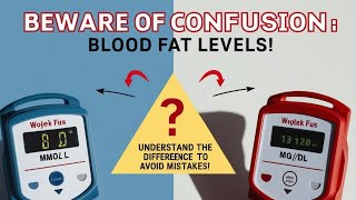 Blood Fat Cholesterol At What Level is a Blood Test Considered High Cholesterol MMOLL vs MGDL [upl. by Aihsenot]