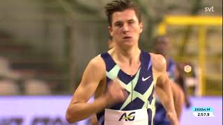 Jakob Ingebrigtsen Almost Breaks the European Record in 1500m Diamond Leauge Brussels 2020 [upl. by Annoval]