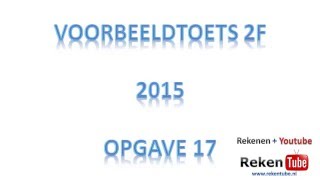 rekentoets 2015 oefenopgave 17 [upl. by Ardnoik]