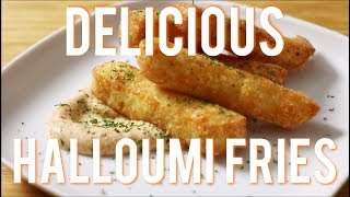 Perfect Halloumi Fries Recipe  PTMTR [upl. by Latoye]