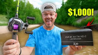 Creek Fishing w 1000 Baitcaster SURPRISING [upl. by Liederman]