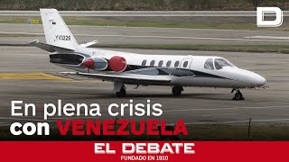 El aterrizaje de emergencia de un avión oficial venezolano en Colombia [upl. by Anawk200]