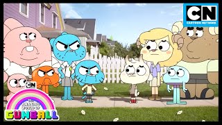 Wattersonowie kontra naśladowcy  Niesamowity świat Gumballa  Cartoon Network [upl. by Ettedanreb685]