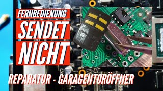 Fernbedienung Garagentoröffner sendet nicht mehr  Quarz ersetzen [upl. by Nuahsyd746]