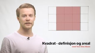 Kvadrat  definisjon og areal [upl. by Arrej]