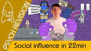 Social influence  AQA Psychology in 22 MINS [upl. by Esina63]