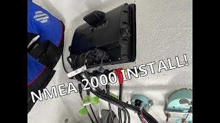 Installing NMEA 2000 on my Simrad GO12 [upl. by Jamil]