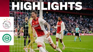 First Ajax goal for Wout Weghorst 🫡  Highlights Ajax  FC Groningen  Eredivisie [upl. by Odradlig]