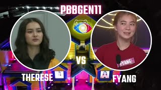 THERESE VS FYANG SINO ANG MATIBAY HOUSEMATE VS HOUSE CHALLENGER pbbgen11 pbbupdates [upl. by Ivie]