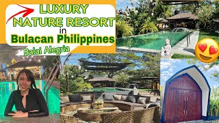 BALAI ALEGRIA PRIVATE RESORT PULILAN BULACAN  LUXURY RESORT  zannetries [upl. by Akinet795]