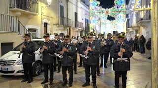 Banda di Triggiano  Marcia Le dive  Apertura festa di San Trifone 2024 Adelfia Bari [upl. by Alil507]