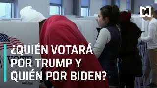 ¿Quiénes votarán por Donald Trump y quiénes por Joe Biden  Las Noticias [upl. by Learsi]