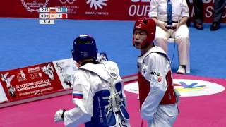 2017 07 30 TAEKWONDO HIGHLIGHTS MENS 80KG GOLD MEDAL DEAFLYMPICS2017 [upl. by Manchester269]