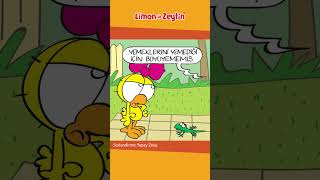 Kertenkele 🦎  Limon ile Zeytin çizgifilm shorts short [upl. by Lewert759]